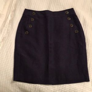 Loft Navy Pencil Skirt
